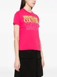 Футболка с логотипом Versace Jeans Couture, розовый - фото 3