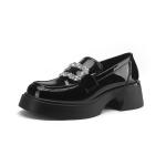 Лоферы женские черный Foxer - фото