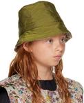 Детская стеганая панама цвета хаки Wolf & Rita - фото 2