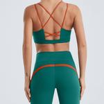 Пипер леггинсы в зеленом цвете Rockstar Peach - фото 2