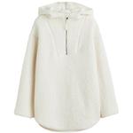 Худи H&M Oversized Fleece, белый - фото 2