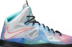 Кроссовки Nike LeBron 10 'Pure Platinum', серебряный - фото 3