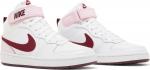 Кроссовки Nike Court Borough Mid 2 GS 'Pink Foam', белый - фото 9