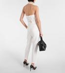 Арабелла топ-бюстье из льняной смеси Veronica Beard, Off-White - фото 3