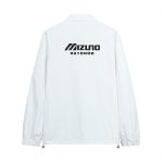 Куртки и пальто унисекс белые, с ожерельем Mizuno, белый (с ожерельем) - фото 4