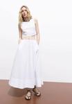 Юбка макси Mango, белый - фото 2