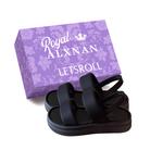 Alxnan Пляжные сандалии женские черные - фото