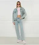 Футболка dome_b Cropped fit Hugo Blue, розовый - фото 2