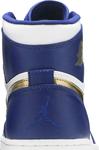 Кроссовки Air Jordan 1 Retro High Gold Medal, синий - фото 7