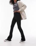 Брюки Topshop Ribbed Bell Bottoms With A Tight Cut, черный - фото 2