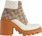 Кроссовки Gucci Wmns GG Ankle Boot Beige, бежевый - фото