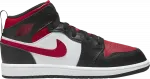 Кроссовки Air Jordan 1 Mid PS Black Fire Red, черный - фото