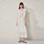 ELLE Рубашка Women's White Lapel Moderate - фото 4