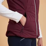 Жилет Fouganza женский для верховой езды, темно-бордовый - фото 10