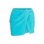 Накидка SKIMS Terry Cover Ups Wrap, голубой - фото