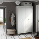 BLÄDDRARE БЛЭДДРАРЕ Коробка с крышкой, серый/с рисунком, 35x50x30 см IKEA - фото 4