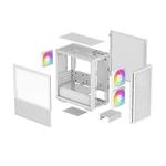 Корпус DeepCool CH360, Micro Tower, белый - фото 7