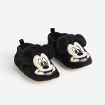 Тапочки H&M Disney Mickey Mouse Soft Appliquéd, черный - фото