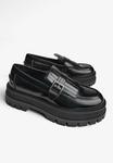 Лоферы Bershka Slip-ons, Black - фото 3
