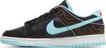 Кроссовки Nike Dunk Low SE 'Barber Shop - Black', черный - фото 4