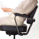 Офисное кресло IKEA ALEFJALL, черный - фото 6