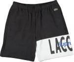 Спортивные шорты Supreme x Lacoste Logo Panel Sweatshort 'Black', черный - фото