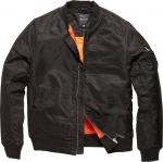 Куртка Vintage Industries Westford MA1, черная - фото