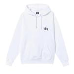 Толстовка Stussy Basic Hood 'White', белый - фото