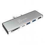 Док-станция j5create Ultradrive Mini Dock для Microsoft Surface Pro 7, серебро - фото