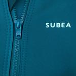 Неопреновый топ 900 с длинными рукавами для детей SUBEA, темный бензин/темный бензин/бирюзово-зеленый - фото 5