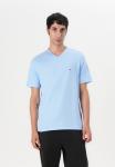 Футболка Tommy Hilfiger ESSENTIAL V NECK TEE, Vessel Blue/Blue - фото