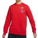 Nike Унисекс-худи красного цвета - фото 6