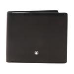 Кожаный кошелёк унисекс чёрный MONTBLANC - фото