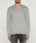 Свитер Slim fit Polo Ralph Lauren, серый - фото