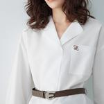 ELLE Рубашка Women's White Lapel Moderate - фото 5