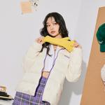 Nerdy Унисекс пуховик, Beige - фото 7