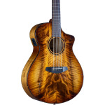 Breedlove Pursuit Exotic S CE Myrtlewood 12-струнная концертная акусто-электрическая гитара Amber Burst - фото