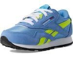 Ботинки Reebok Kids Classic Nylon, цвет Essential Blue/Solar Acid Yellow/Blue - фото 7