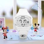 Disney Часы Mickey Series Electronic Movement TPU Strap Watch Unisex Gray Dial - фото 6