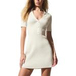 Женское платье с коротким рукавом Alo Yoga, Nut/Macadamia - фото 4