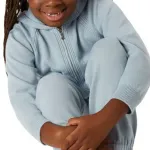 Детский худи Loro Piana, celestial синий - фото 9