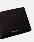 Кошелек bifold с монограммным принтом Calvin Klein, черный - фото 4
