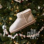 Ботинки Fireside by Dearfoams Women's Riverland Shearling Fur Lined Mini Ankle Boot with Platform Slipper, Black - фото 6