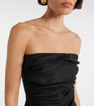 Хеди бесшовное льняное макси-платье Faithfull, черный - фото 4