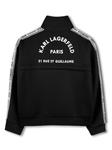Karl Lagerfeld Kids толстовка с логотипом, черный - фото 2
