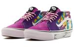 Кроссовки Vans Vault UA OG Sk8-Mid LX Aries Weed Leaf Purple Yellow - фото 2