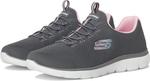 Кроссовки SKECHERS Women's Summits - Radiant Flow, Charcoal/Pink - фото