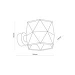 Настенный светильник Licht-Erlebnisse BISO, белый - фото 3