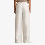 Брюки льняные Reiss Ashby, белый - фото 4