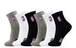 Носки до середины икры унисекс 6 пар NBA, 6 пар (Белый) - фото 4